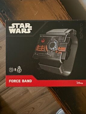 Star Wars Force Band in Black with Orange Accents
